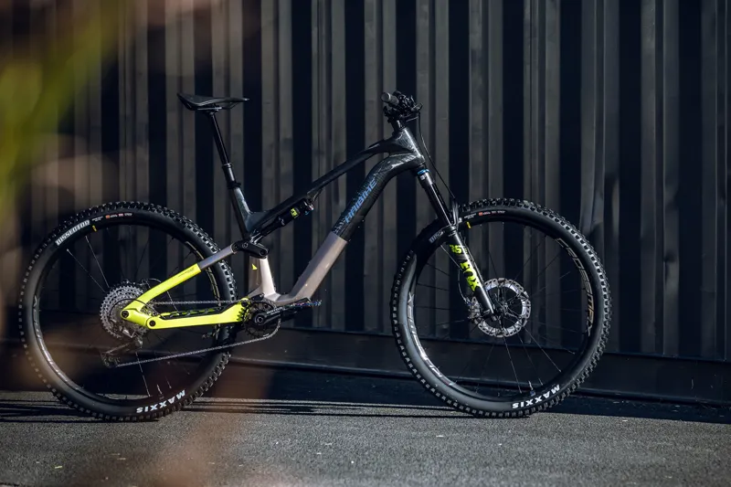 Haibike Lyke 11 Electric Mountain Bike in Carbon/Sand/Lime-1